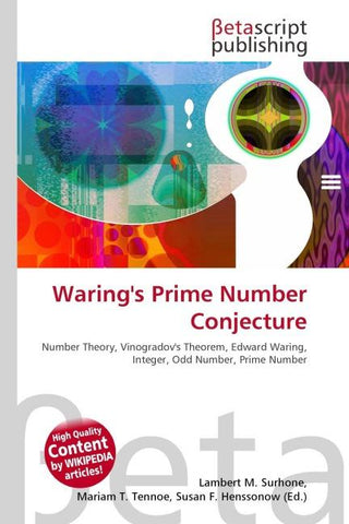 Waring's Prime Number Conjecture