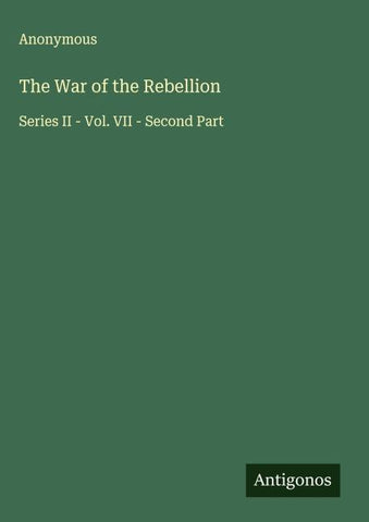 The War of the Rebellion
