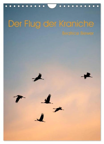 Der Flug der Kraniche (Wandkalender 2026 DIN A4 hoch), CALVENDO Monatskalender