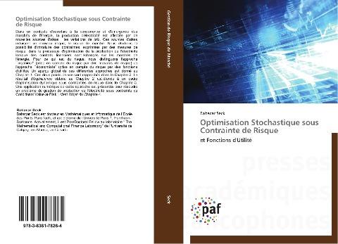 Optimisation Stochastique sous Contrainte de Risque