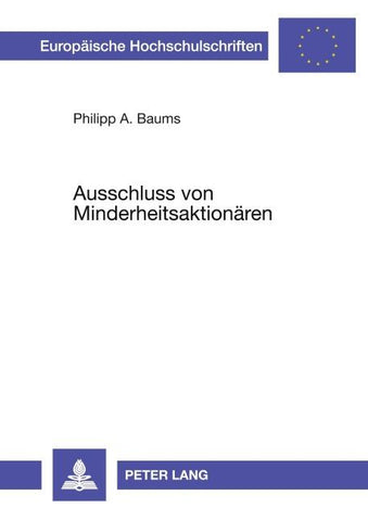 Ausschluss von Minderheitsaktionären