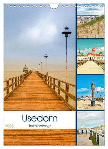 Usedom - Terminplaner (Wandkalender 2026 DIN A4 hoch), CALVENDO Monatskalender