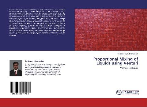 Proportional Mixing of Liquids using Venturi