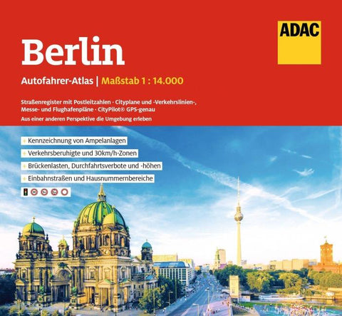 ADAC Autofahreratlas Berlin 1:14.000