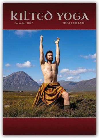 Kilted Yoga 2027 – A3-Posterkalender
