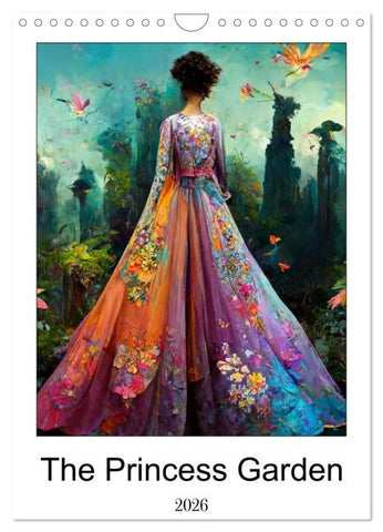 The Princess Garden (Wall Calendar 2026 DIN A4 portrait), CALVENDO 12 Month Wall Calendar