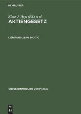 Aktiengesetz / §§ 300-310