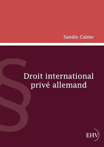 Droit international privé allemand