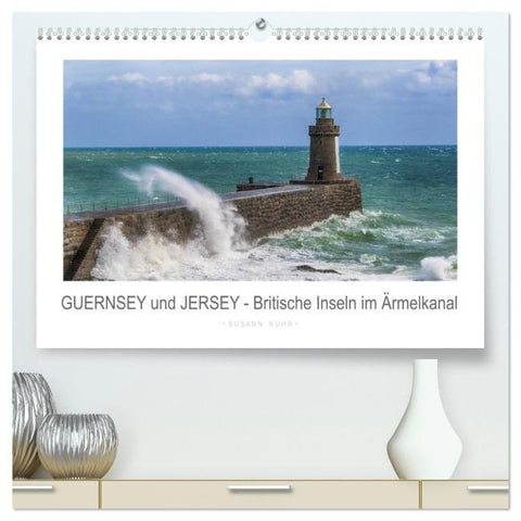 GUERNSEY und JERSEY - Britische Inseln im Ärmelkanal (hochwertiger Premium Wandkalender 2026 DIN A2 quer), Kunstdruck in Hochglanz