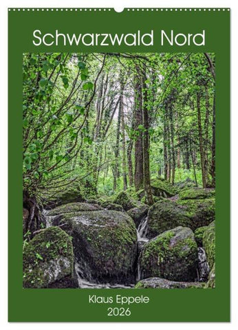 Schwarzwald Nord (Wandkalender 2026 DIN A2 hoch), CALVENDO Monatskalender