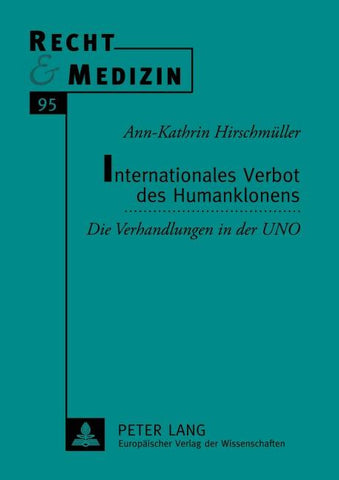 Internationales Verbot des Humanklonens