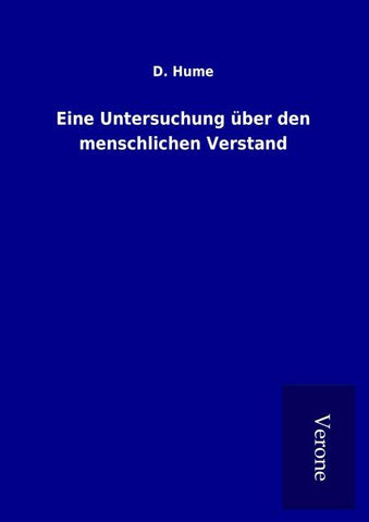 Eine Untersuchung über den menschlichen Verstand