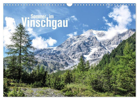 Sommer im Vinschgau (Wandkalender 2026 DIN A3 quer), CALVENDO Monatskalender
