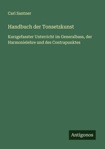 Handbuch der Tonsetzkunst