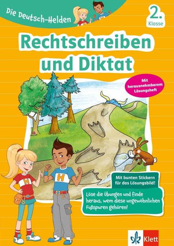 Klett Die Deutsch-Helden: Rechtschreiben und Diktat 2. Klasse