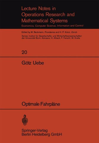 Optimale Fahrpläne