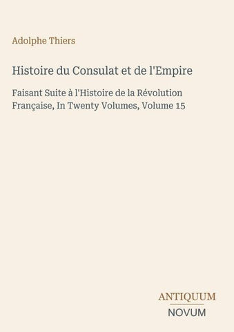 Histoire du Consulat et de l'Empire