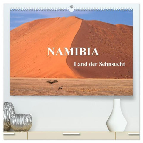 Namibia-Land der Sehnsucht (hochwertiger Premium Wandkalender 2026 DIN A2 quer), Kunstdruck in Hochglanz