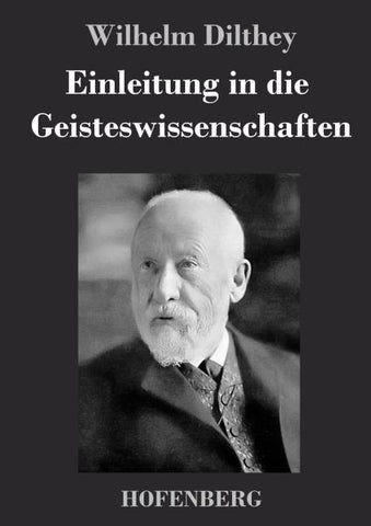 Einleitung in die Geisteswissenschaften
