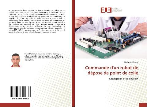 Commande d'un robot de dépose de point de colle