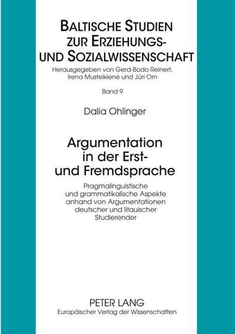 Argumentation in der Erst- und Fremdsprache