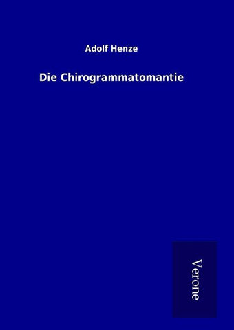 Die Chirogrammatomantie