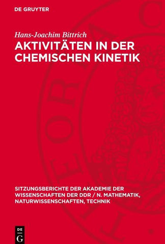 Aktivitäten in der chemischen Kinetik