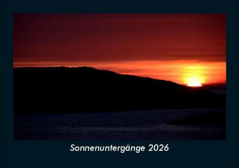 Sonnenuntergänge 2026 Fotokalender DIN A5