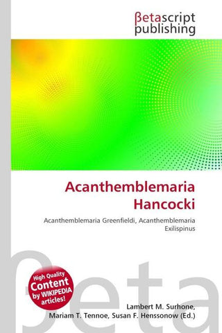 Acanthemblemaria Hancocki