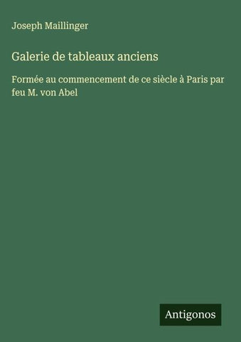 Galerie de tableaux anciens