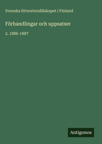 Förhandlingar och uppsatser