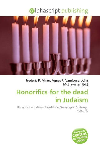 Honorifics for the dead in Judaism