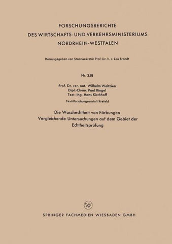 Die Waschechtheit von Färbungen