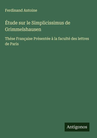 Étude sur le Simplicissimus de Grimmelshausen