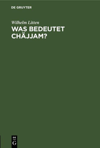 Was bedeutet Chäjjam?