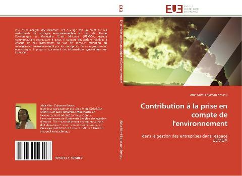 Contribution à la prise en compte de l'environnement