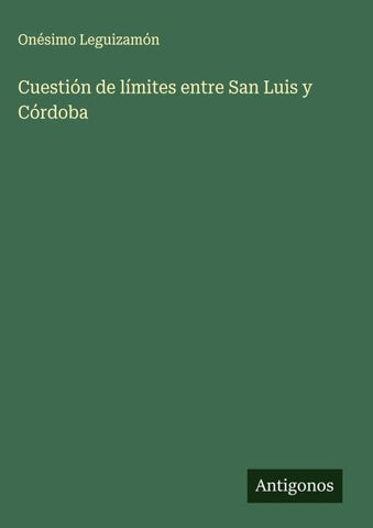 Cuestión de límites entre San Luis y Córdoba
