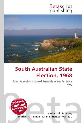 South Australian State Election, 1968