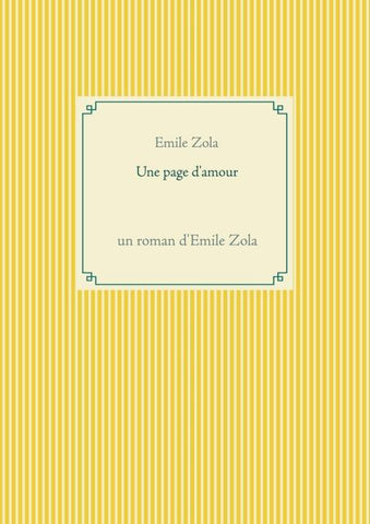 Une page d'amour
