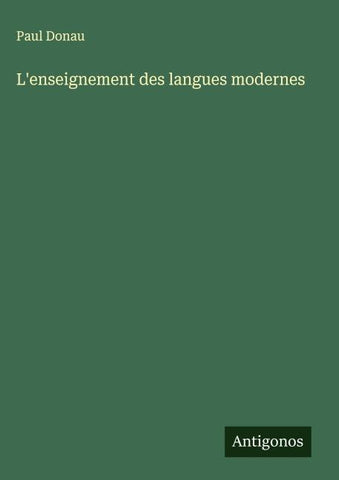 L'enseignement des langues modernes