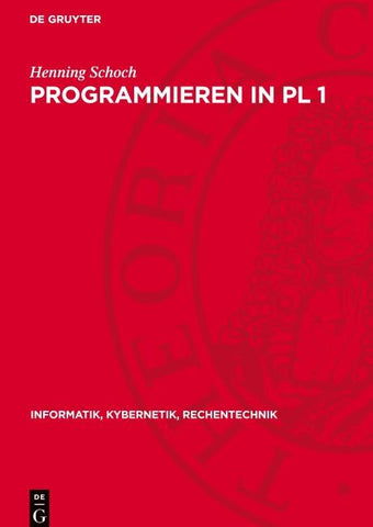 Programmieren in PL 1