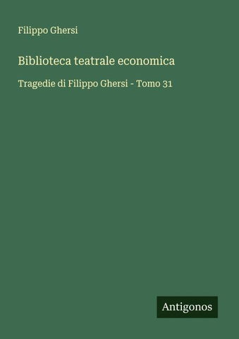 Biblioteca teatrale economica