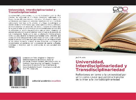 Universidad, Interdisciplinariedad y Transdisciplinariedad