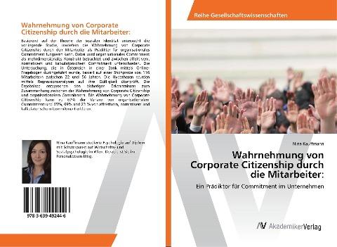 Wahrnehmung von Corporate Citizenship durch die Mitarbeiter: