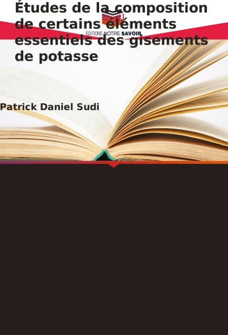 Études de la composition de certains éléments essentiels des gisements de potasse