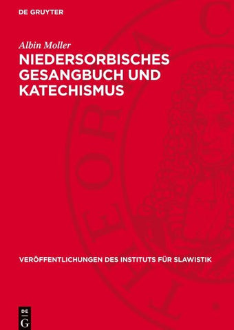 Niedersorbisches Gesangbuch und Katechismus