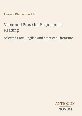 Verse and Prose for Beginners in Reading