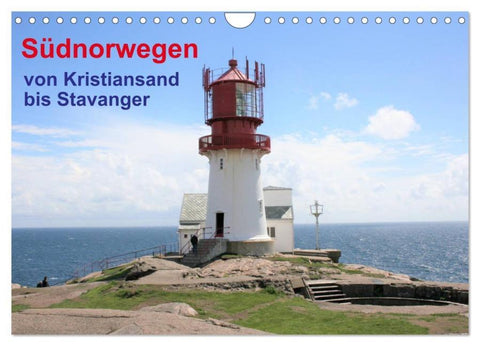 Südnorwegen - von Kristiansand bis Stavanger (Wandkalender 2026 DIN A4 quer), CALVENDO Monatskalender