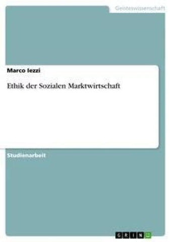 Ethik der Sozialen Marktwirtschaft