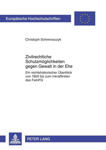 Zivilrechtliche Schutzmöglichkeiten gegen Gewalt in der Ehe